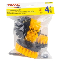 Щетки сменные для уборки, химчистки автомобиля, набор 4 пр. WMC TOOLS WMC-7713