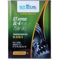 Масло трансмисс. синт. GT Hypoid GL-4 Plus 75W-90 4 л GT OIL 8809059407998