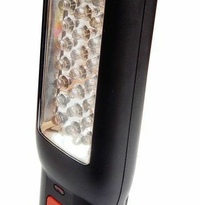 Лампа светодиодная аккумуляторная(2магнита,2крючка,180гр.,боковой свет 3W30LED,торцевой свет1W1LED,3.7V,1800mAh,зарядка12/220V,защита гнезда зарядки)