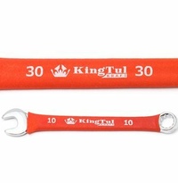 Ключ комбинированный 6мм в прорезиненной оплетке KingTul Kraft KT-30006k