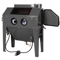 Пескоструйная камера с электродвигателем для очистки воздуха (420л, 220В, 340л/мин, 3.4-8.5атм) пнев Rock FORCE RF-SBC420