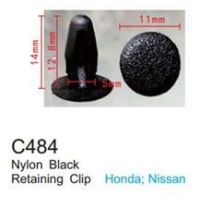Клипса для крепления внутренней обшивки а/м Хонда пластиковая (100шт/уп.) C0484(Honda)