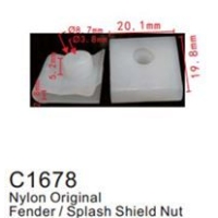 Клипса для крепления внутренней обшивки а/м Ниссан пластиковая (100шт/уп.) C1678(Nissan)
