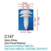 Клипса для крепления внутренней обшивки а/м GM пластиковая (100шт/уп.) C0147( GM )