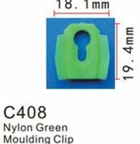 Клипса для крепления внутренней обшивки а/м GM пластиковая (100шт/уп.) C0408( GM )