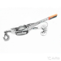 Лебедка рычажная тяговая с дополнительным спусковым механизмом, 4т (двойное зубч. колесо, диаметр тр Forsage F-TRK8041-4