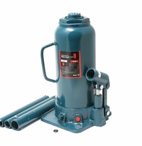 Домкрат бутылочный двухштоковый  8т с клапаном  (h min 270мм, h max 635мм)  F-TF0802 Forsage F-TF0802