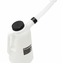 Емкость мерная пластиковая для заливки масла 1л с крышкой Forsage F-887C001