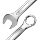 Ключ комбинированный 28мм, 6гр. Rock FORCE RF-75528H