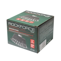 Кордщетка чашеобразная стальная витая для УШМ 100мм, в блистере Rock FORCE RF-BWC104
