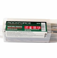 Сверло по металлу 4.4мм HSS+Co(10шт), в пластиковом футляре Rock FORCE RF-DSP1164