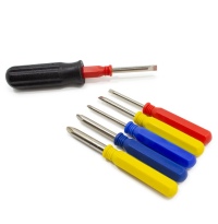 Набор отверток мини с пластиковой рукояткой 7пр(SL:3х35,4х35,5х35мм;PH:0х35,1х35,2х35мм),в футляре WMC tools 711A07