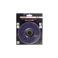 Круг абразивный зачистной 115х22.2мм(фиолетовый, max об/мин 11000), в блистере Forsage F-BD115P