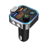 Автомобильный FM-модулятор BT23 (12V-24V, BT Hf+USB 3,1A) King Tony BT23
