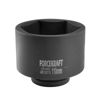 Головка ударная глубокая 1'', 110мм (6гр) ForceKraft FK-485100110