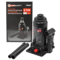 Домкрат бутылочный  6т с клапаном (h min 181мм,h max 351мм) FORCEKRAFT FK-T90604(DS)
