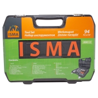 Набор инструментов 94пр.1/4''1/2''(6гр.)(4-32мм) ISMA ISMA-4941-5