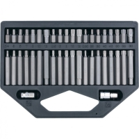 Набор бит HEX, Torx , SPLine, хвостовик-шестигранник 1/2, CrV, 42 шт. Stels 11318