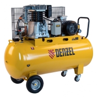 Компрессор воздушный, ременный привод BCI4000-T/200, 4.0 кВт, 200 литров, 690 л/мин Denzel Denzel 58124