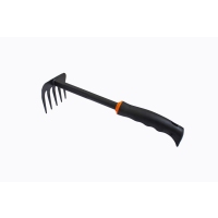 Грабли мини с пластиковой рукояткой(5-зуб., L-300мм) WMC TOOLS WMC-TG2103024-D