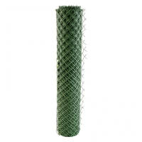 Решетка заборная в рулоне, облегченная, 1.5 х 25 м, ячейка 70 х 70 мм, пластиковая, зеленая, Россия RUSSIA 64523