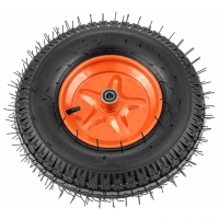 Колесо пневматическое усиленное, шина 8PR, 4.00-8 D400 мм, внутренний диаметр подшипника 12 мм, длин PALISAD 68952