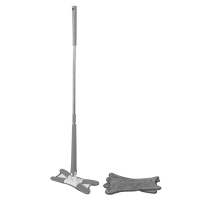Швабра Х-образная с функцией отжима WMC TOOLS WMC-22(grey)
