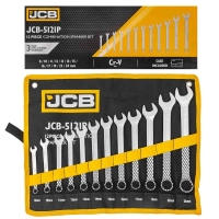 Ключи комбинированные, набор 12пр. (8, 10-17, 19, 22, 24мм) JCB JCB-5121P