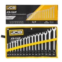 Ключи комбинированные, набор 16пр. (6-19, 22, 24мм) JCB JCB-5161P