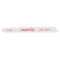 Полотна для электролобзика  по металлу, 3 шт, T118B, 50 x 2 мм, HSS Matrix 78229