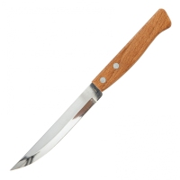 Нож универсальный малый 210 мм, лезвие 115 мм, деревянная рукоятка HAUSMAN 79156