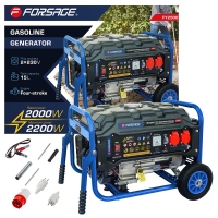 Генератор автономный бензиновый (2000Вт ном.) Forsage F-FY2500