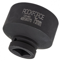 Головка ударная 1'', 75мм (6гр.) Rock Force RF-4858075