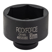 Головка ударная 1'', 80мм (6гр.) Rock Force RF-4858080