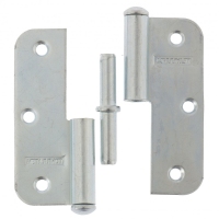 Петля накладная ПН1-85 правая, цинк, 4 шт, (Металлист) Россия накладная ПН1-85 правая, цинк, 4 шт, ( RUSSIA 91552
