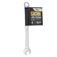 Ключ комбинированный, отогнутый на 75грд. 6мм JCB JCB-75506A