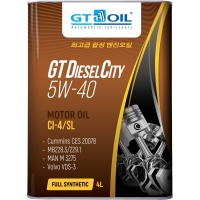 GT Diesel City, SAE 5W-40, API CI-4/SL, 4л GT OIL 8809059408001
