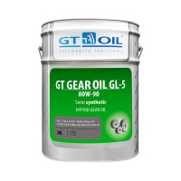 Масло трансмисс. полусинт. GT GEAR OIL GL-5 80W-90 20 л GT OIL 8809059407103
