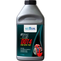 Тормозная жидкость синтетическая GT Brake Fluid DOT 4 0,5л GT OIL 8809059410219