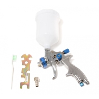 Краскораспылитель с верхним пластиковым бачком (600мл, 1.7мм, 1.5bar, 128-170 л/мин, присоед. резьба Partner PA-TE-2010-17V