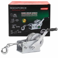 Лебедка барабанная ручная г/п 900кг Rock Force RF-KB-S-2000
