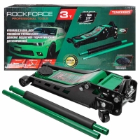 Домкрат подкатной гидравлический двухпоршневой 3т( h min 75мм, h max 508мм Rock Force RF-TZA830003