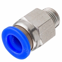 Фитинг для пластиковых трубок 8мм с наружной резьбой 1/8