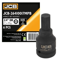 Головка-бита ударная 6-гранная 3/4