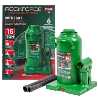 Домкрат бутылочный 16т с клапаном (h min-227мм, h max-427мм) Rock Force RF-T91604 DS