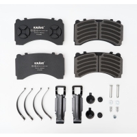 Колодки тормозные дисковые 29244 к-т, STD (до 150.000км) задн. MB Actros MP3/4 (KRAIG) KRAIG K29244PRO